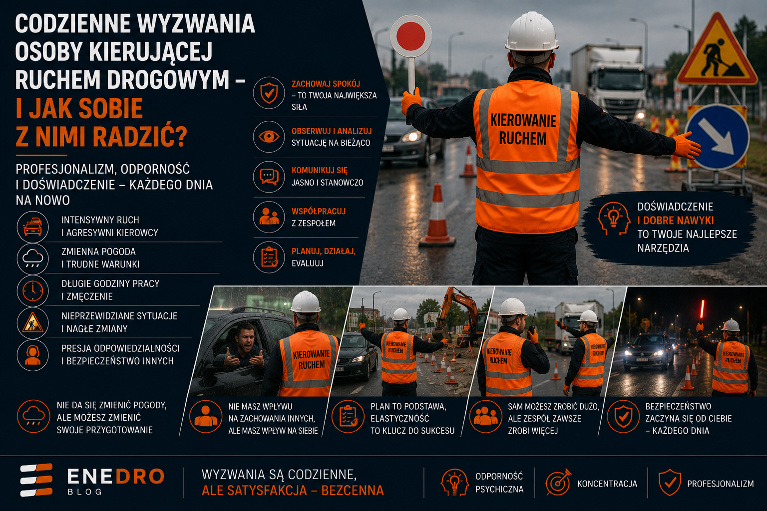 codzienne wyzwania przy kierowaniu ruchem