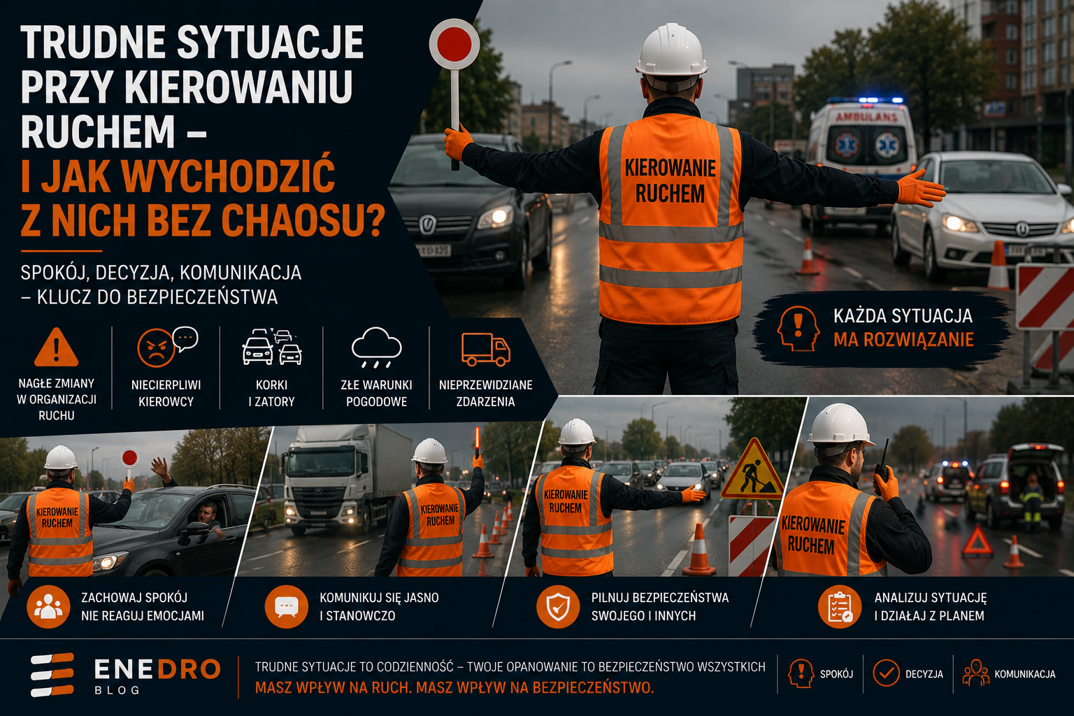 Trudne sytuacje podczas kierowania ruchem