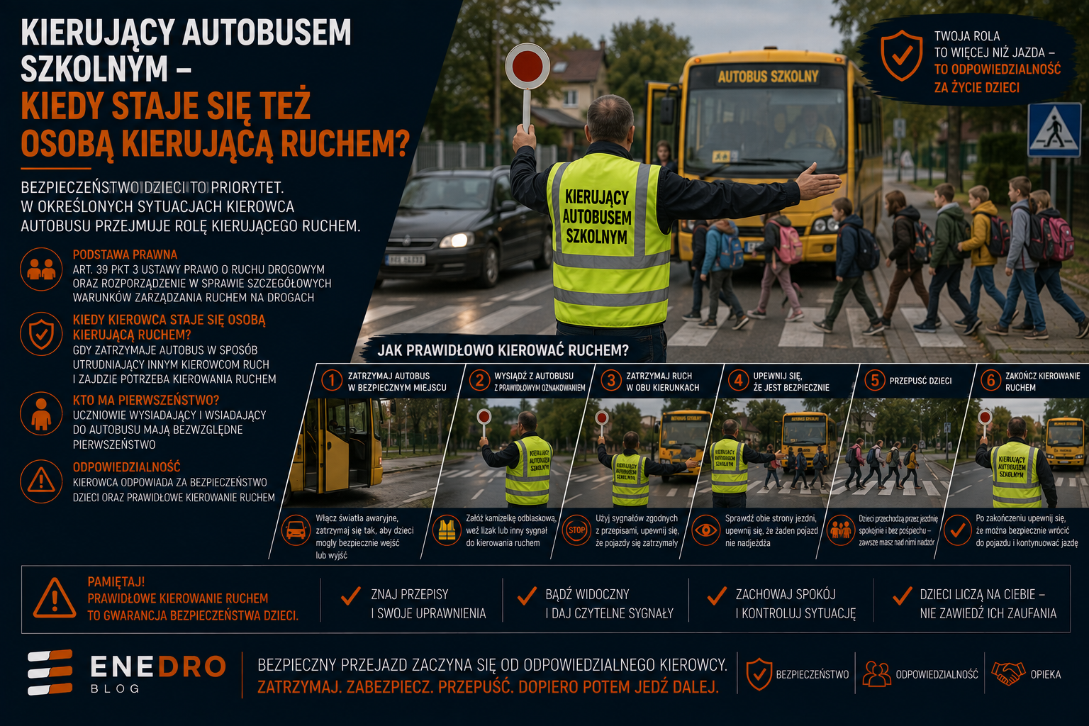 Kierowca autobusu szkolnego