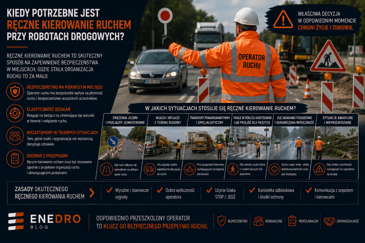 Ręczne kierowanie ruchem